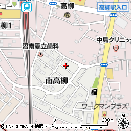 千葉県柏市南高柳周辺の地図
