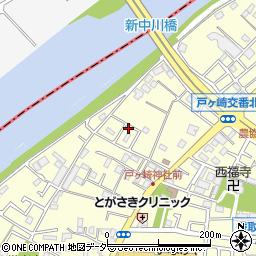 埼玉県三郷市戸ヶ崎2267-47周辺の地図