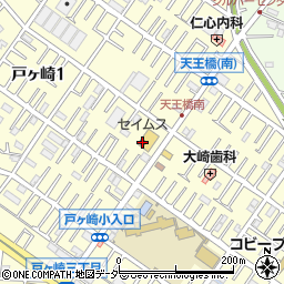 ドラッグセイムス三郷戸ヶ崎１丁目店周辺の地図
