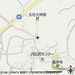 千葉県香取市沢周辺の地図