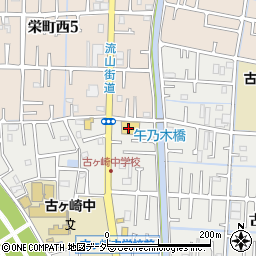 ウエルシア薬局　松戸古ヶ崎店周辺の地図