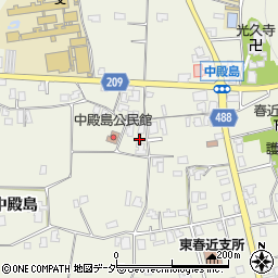 長野県伊那市東春近中殿島2449周辺の地図