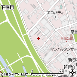 埼玉県戸田市笹目7丁目20周辺の地図