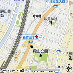 千葉県松戸市中根540周辺の地図