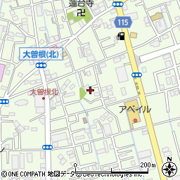 埼玉県八潮市大曽根770周辺の地図