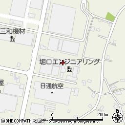 堀口エンジニアリング株式会社　成田工場周辺の地図