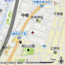 千葉県松戸市中根490周辺の地図