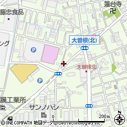 埼玉県八潮市大曽根1125周辺の地図