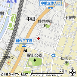 千葉県松戸市中根491周辺の地図