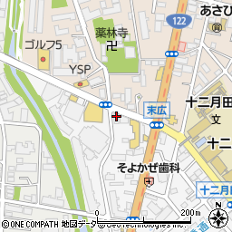 筑波進研スクール　末広教室周辺の地図