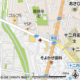 筑波進研スクール　末広教室周辺の地図