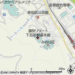 下呂観光ホテル周辺の地図
