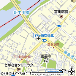 埼玉県三郷市戸ヶ崎2308-1周辺の地図