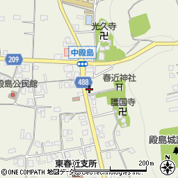 長野県伊那市東春近中殿島2342-6周辺の地図