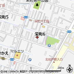 チケパ松戸栄町第１駐車場周辺の地図
