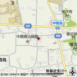 長野県伊那市東春近中殿島2688周辺の地図