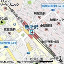 株式会社銀座コージーコーナーエミオ新所沢店周辺の地図