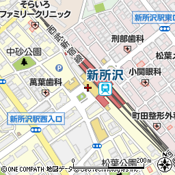 １００円ショップセリア　西友新所沢店周辺の地図