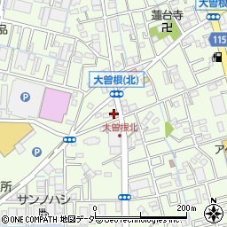 埼玉県八潮市大曽根1111-1周辺の地図