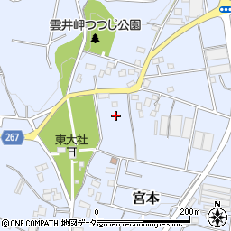 千葉県香取郡東庄町宮本周辺の地図