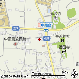 長野県伊那市東春近中殿島2692周辺の地図