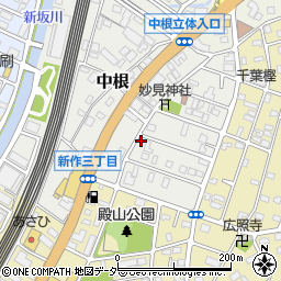 千葉県松戸市中根495周辺の地図