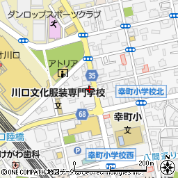 エコパーキング川口幸町駐車場周辺の地図