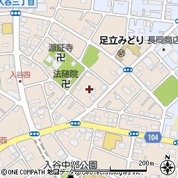 東京都足立区入谷2丁目10周辺の地図