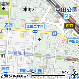 ツインズ福田周辺の地図