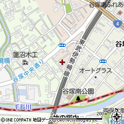 埼玉県草加市谷塚町366-17周辺の地図