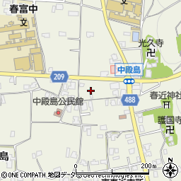 長野県伊那市東春近中殿島2365周辺の地図