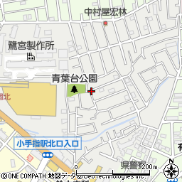 埼玉県所沢市青葉台周辺の地図