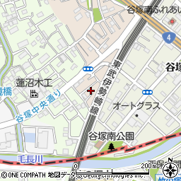 埼玉県草加市谷塚町366-13周辺の地図