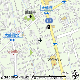埼玉県八潮市大曽根759周辺の地図