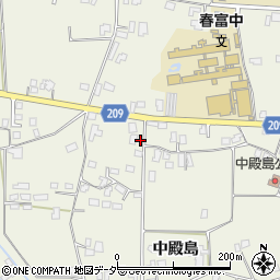 長野県伊那市東春近中殿島2506周辺の地図