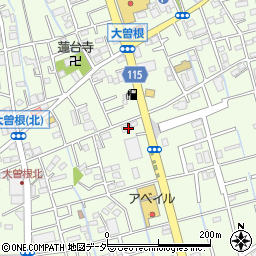 埼玉県八潮市大曽根676周辺の地図