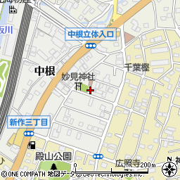千葉県松戸市中根455周辺の地図