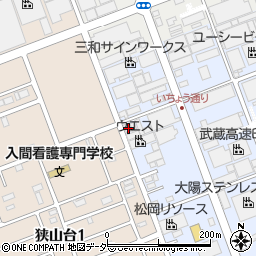 埼玉県入間市宮寺4081-5周辺の地図