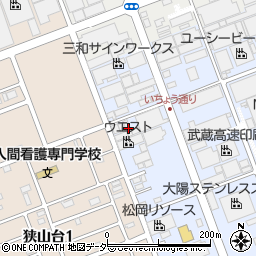 埼玉県入間市宮寺4081-2周辺の地図