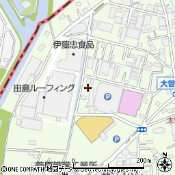 埼玉県八潮市大曽根1146-1周辺の地図