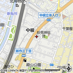 千葉県松戸市中根420周辺の地図
