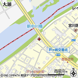 埼玉県三郷市戸ヶ崎2301周辺の地図