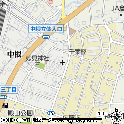千葉県松戸市中根438周辺の地図