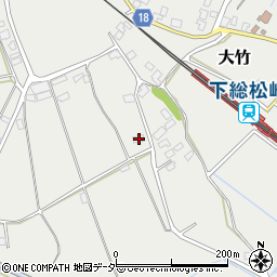 千葉県成田市大竹2023周辺の地図