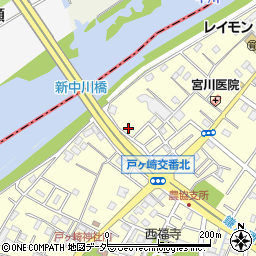 埼玉県三郷市戸ヶ崎2317周辺の地図