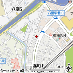 トヨタレンタリース新埼玉八潮駅前店周辺の地図