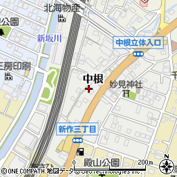千葉県松戸市中根135周辺の地図