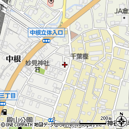 千葉県松戸市中根437周辺の地図