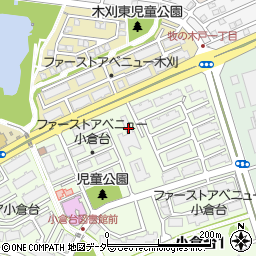 竹中工務店寮周辺の地図