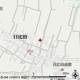 埼玉県所沢市日比田周辺の地図